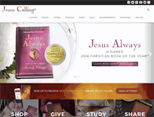 Tablet Screenshot of jesuscalling.com